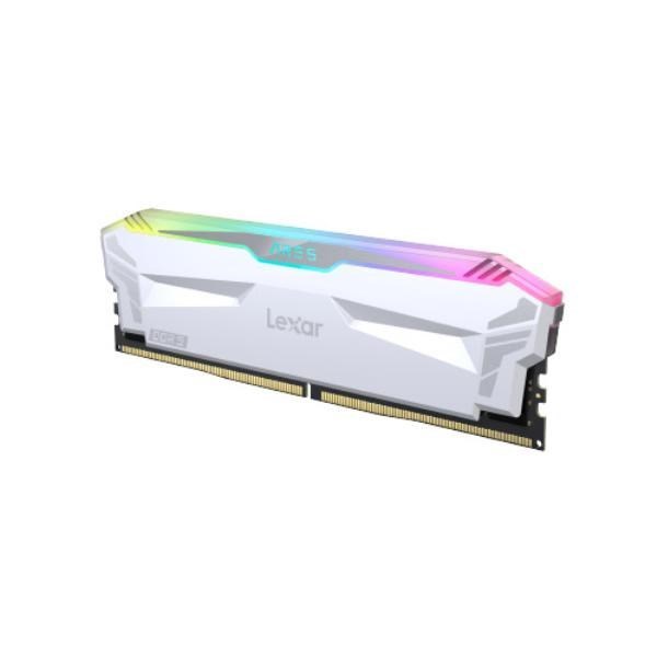 Lexar U-Dimm DDR5 6000 32GB Kit(16Gb*2), CL38, Thor RGB White Dual Pack, Limited Lifetime Warranty