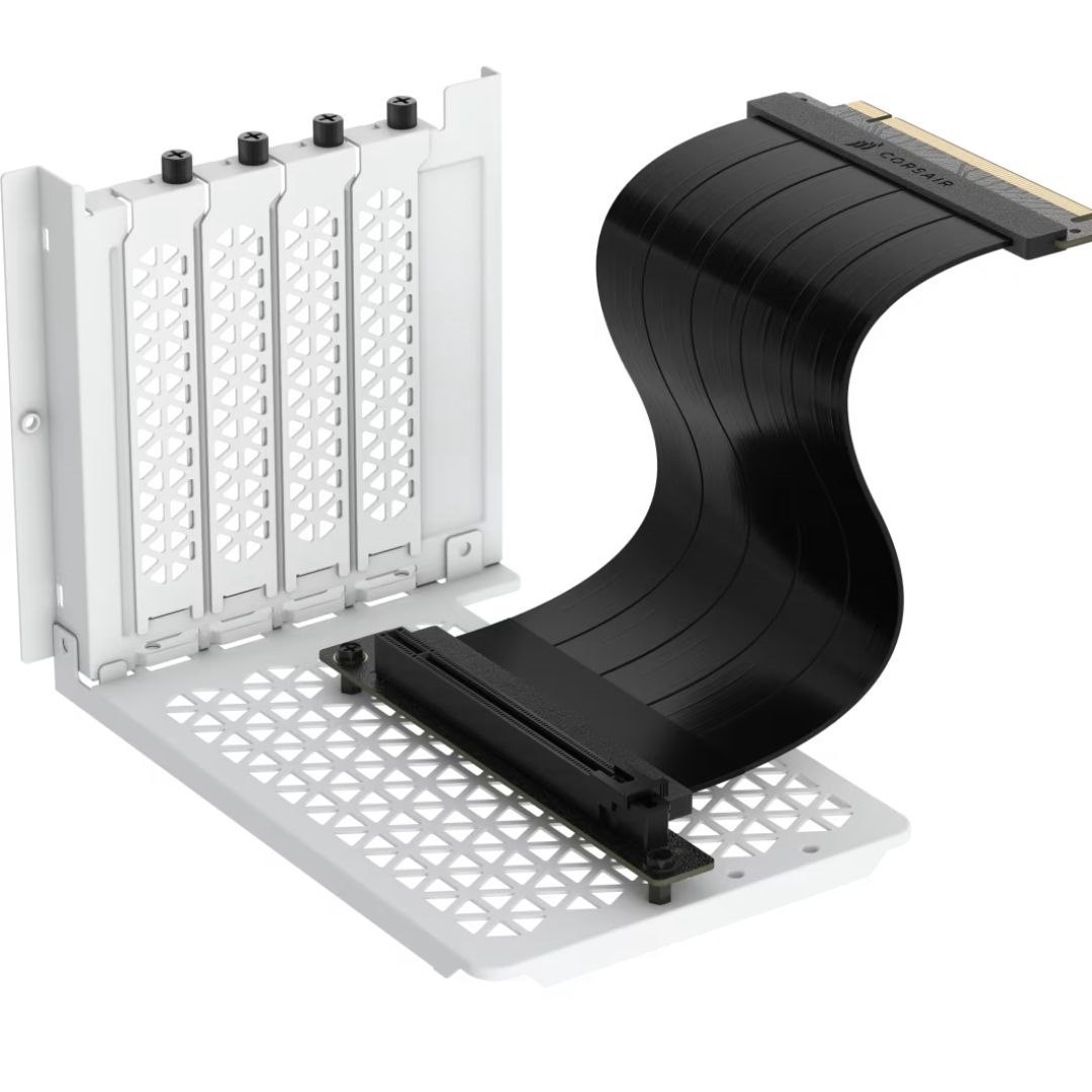 Corsair 6500 Series Vertical Gpu Mount Kit - White *Compatible With Corsair 6500 Series Cases Only