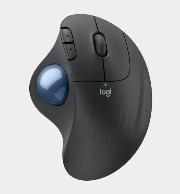 Logitech Ergo M575S Trackball Wireless Mouse Certified BY Ergonomists 400 - 2000 Dpi 10 M Wireless Range Bluetooth Low Energy Technology