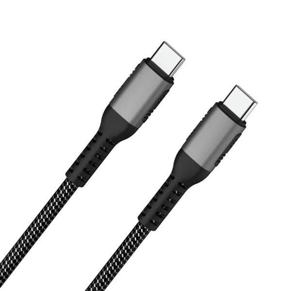 Shintaro Usb-C Charge Cable 1M, Aluminium Head, Braid, Support Max 20V5a, 100W Charging, Emark Ic, 480Mbps Data