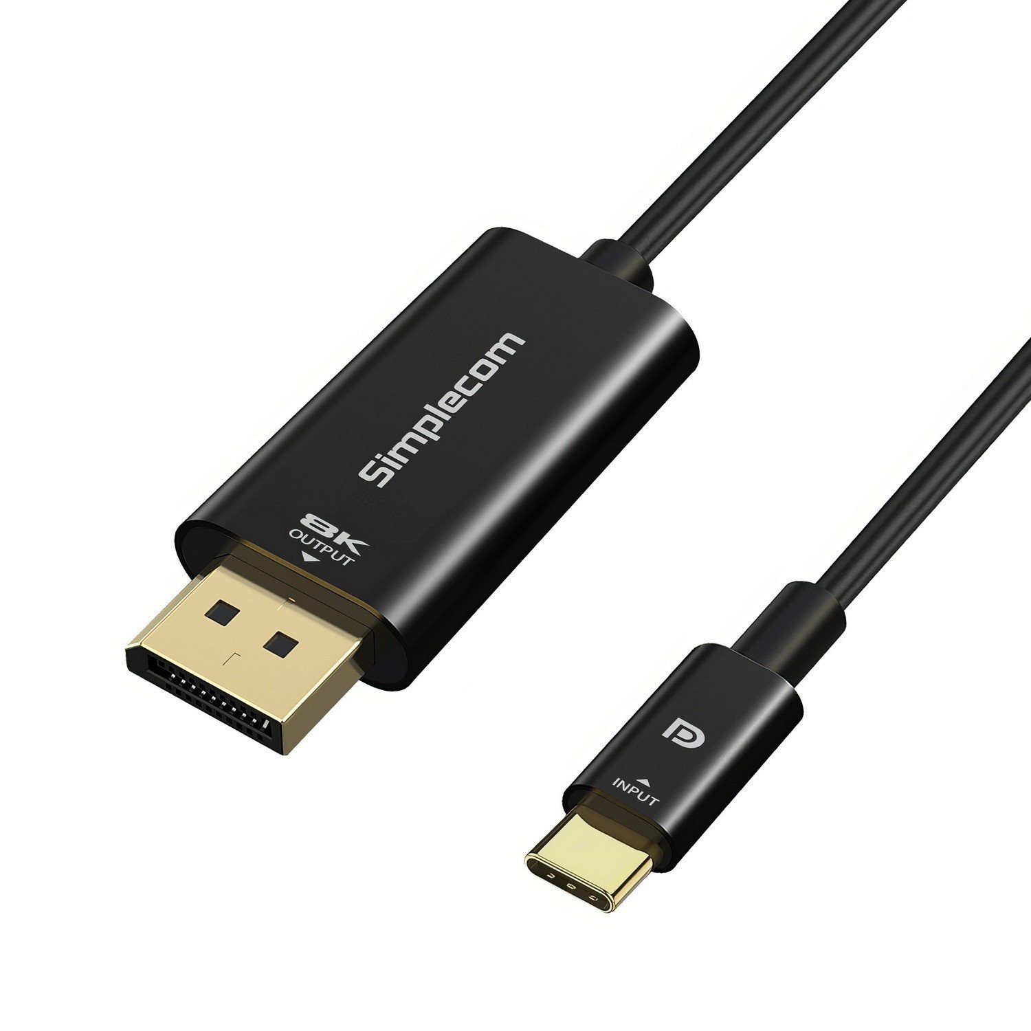 Simplecom Da323 Usb-C To DisplayPort Cable DP1.4 8K@60Hz 2M