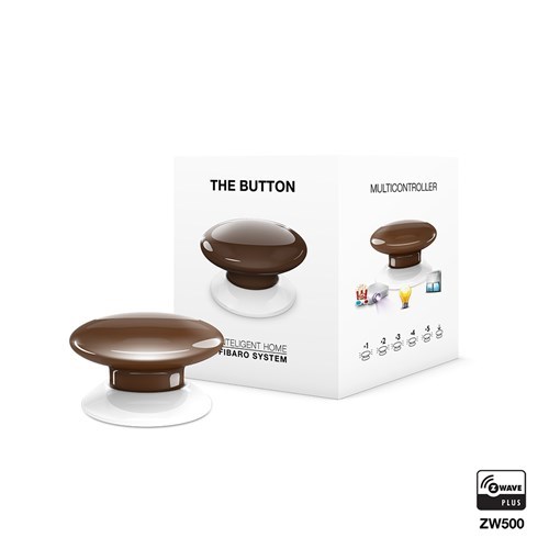 Fibaro Button Brown