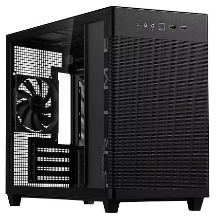 Asus ASUS PRIME CASE TG Computer Case - Micro ATX, Mini ITX Motherboard Supported - Tower - Black