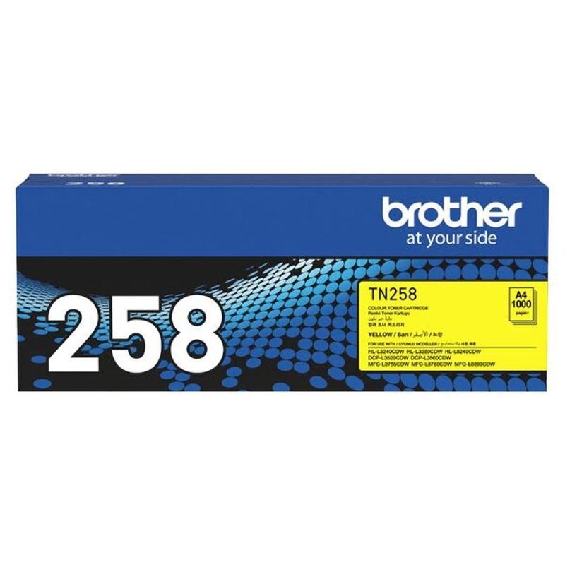 Brother TN258 Yel Toner Cart