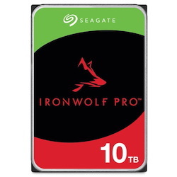Seagate 10TB 3.5' IronWolf Pro Nas Sata Hard Drive (ST10000NT001) -5-Year Limited Warranty -6Gb/s Connector - CMR Recording Technology