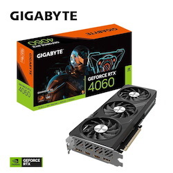 Gigabyte nVidia GeForce RTX 4060 Eagle Oc-8Gd 1.0 GDDR6 Video Card, Pci-E 4.0, TBD Core Clock, 2X DP 1.4A, 2X Hdmi 2.1A