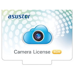 Asustor (LS) Asustor NVR 4 Channel Camera Licenses For Surveillance Center Digital Version