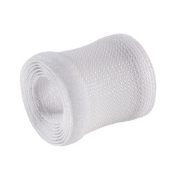 Brateck Flexible Cable Wrap Sleeve With Hook And Loop Fastener (85MM/3.3' Width ) Material Polyester Dimensions 1000X85MM - White