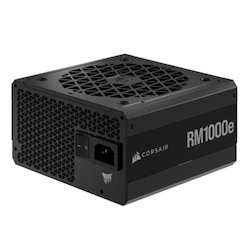 Corsair RM1000e Fully Modular Low-Noise Atx Power Supply - Atx 3.0 & PCIe 5.0 Compliant - 105°C-Rated Capacitors - 80 Plus Gold Psu