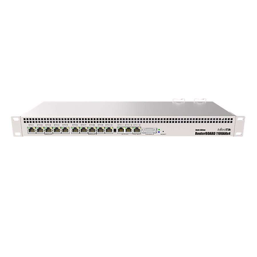 MikroTik RB1100x4 1U Rackmount Router 13x Gigabit Ethernet Ports