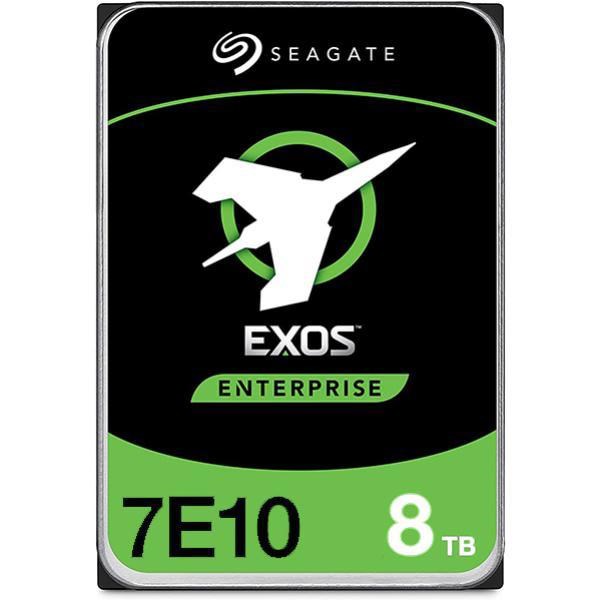 Seagate Exos Enterprise 512E Internal 3.5" Sata Drive, 8TB, 6GB/S, 7200RPM, 5YR WTY