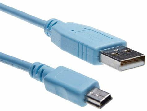 Cisco (Cab-Console-Usb=) Console Cable 6 FT With Usb Type Aand Mini-B