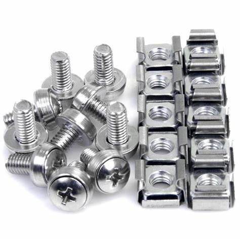 ServerLink Mounting Hardware PK 50 X M6 Cage Nuts, Screws & Washers