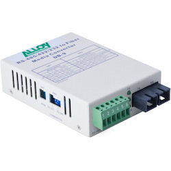 Alloy Serial To Fibre Standalone/Rack Converter RS-232/422/485 Terminal To Multimode SC, 2Km