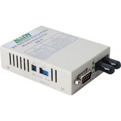Alloy Serial To Fibre Standalone/Rack Converter RS-232/422/485 DB-9 To Multimode ST, 2Km