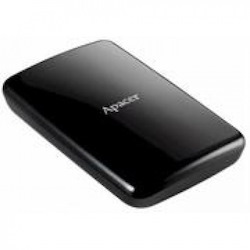 Apacer Ac233 2TB HDD Usb 3.0 2.5" Ext Hard Disk, Black, Retail Package