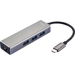 Klik Usb Type-C Male To Gigabit Ethernet + 3 Port Usb 3.0Hub