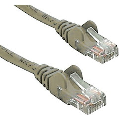 8Ware Cat 5E Utp Ethernet Cable, Snagless - 0.5M (50CM) Grey
