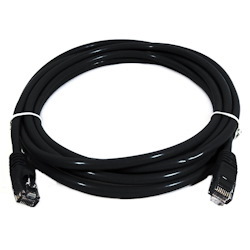 8Ware Cat 6A Utp Ethernet Cable, SnaglessÂ  - Black 5M