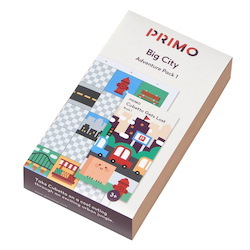 Primo Toys Adventure Pack Map & Story Book - Big City