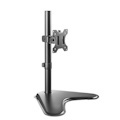 Brateck Single Screen Economical Double Joint Articulating Steel Monitor Stand For Most 13'-32' Monitors