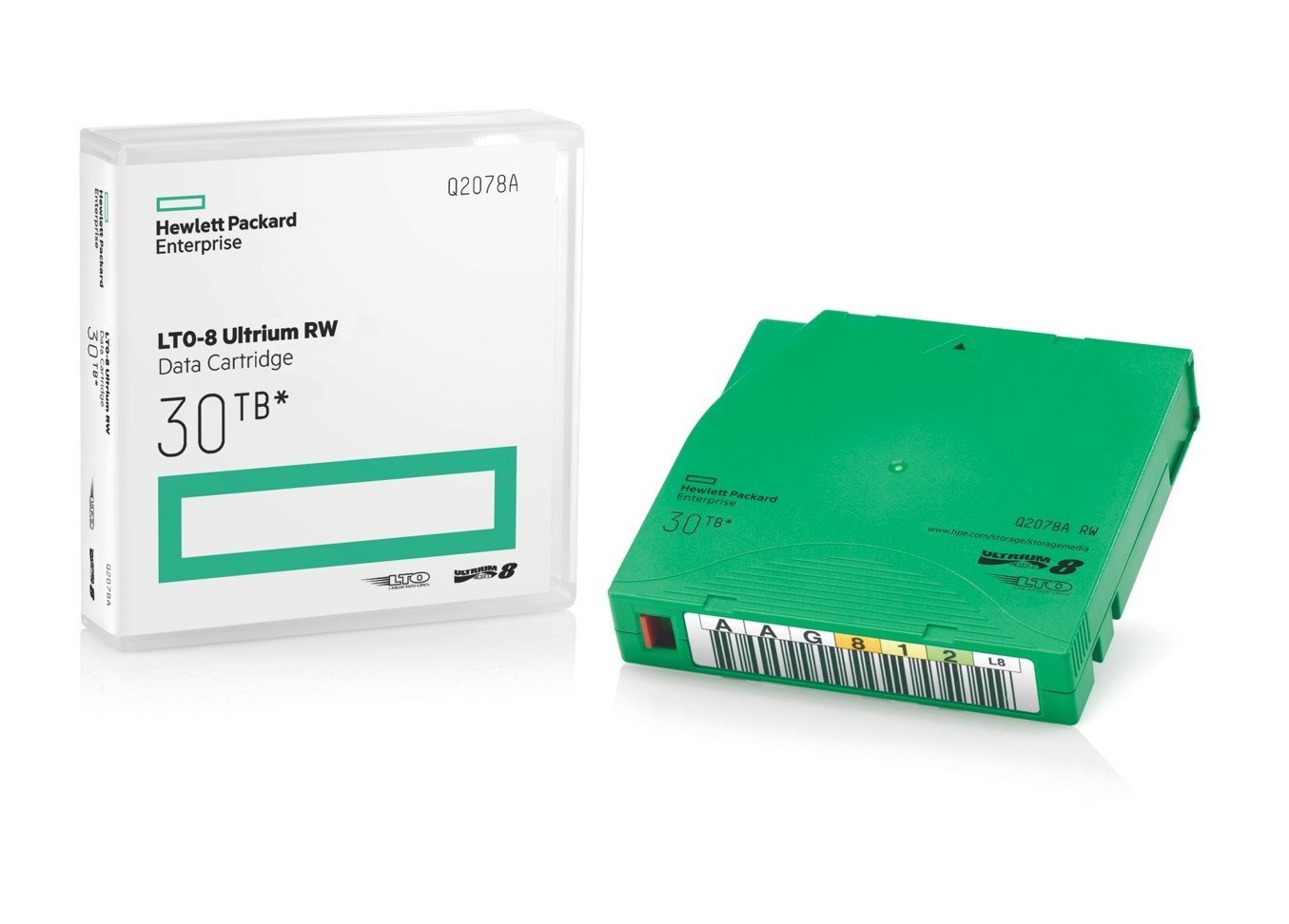 HPE Data Cartridge LTO-8 - Rewritable - 1 Pack