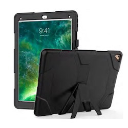 Virtunet Rugged Case for iPad 7th Gen 10.2" - Black ( With Apple Pencil Holder)