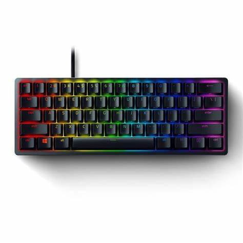 Razer Huntsman Mini-60% Optical Gaming Keyboard (Clicky Purple Switch)-FRML Packaging