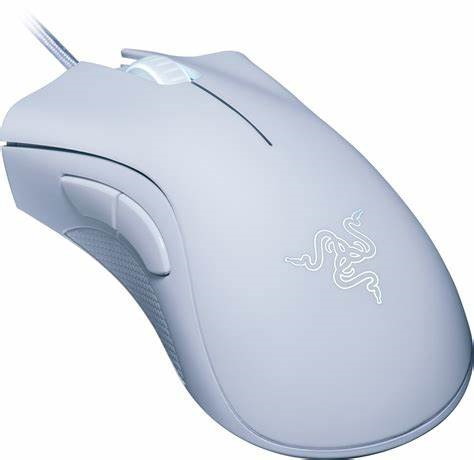 Razer DeathAdder Essential White Edition-Ergonomic Wired Gaming Mouse-FRML Packaging