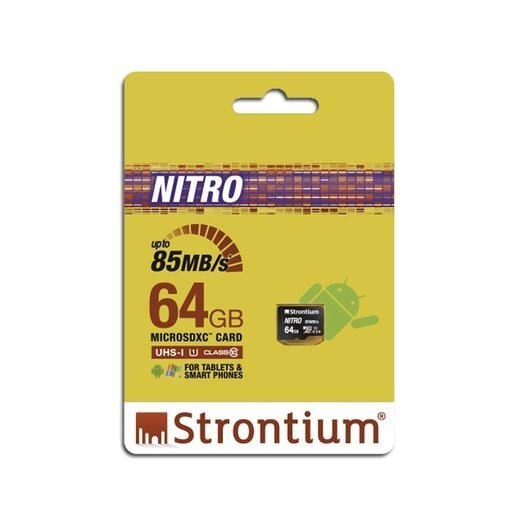 Strontium NITRO 64 GB Class 10/UHS-I microSDXC