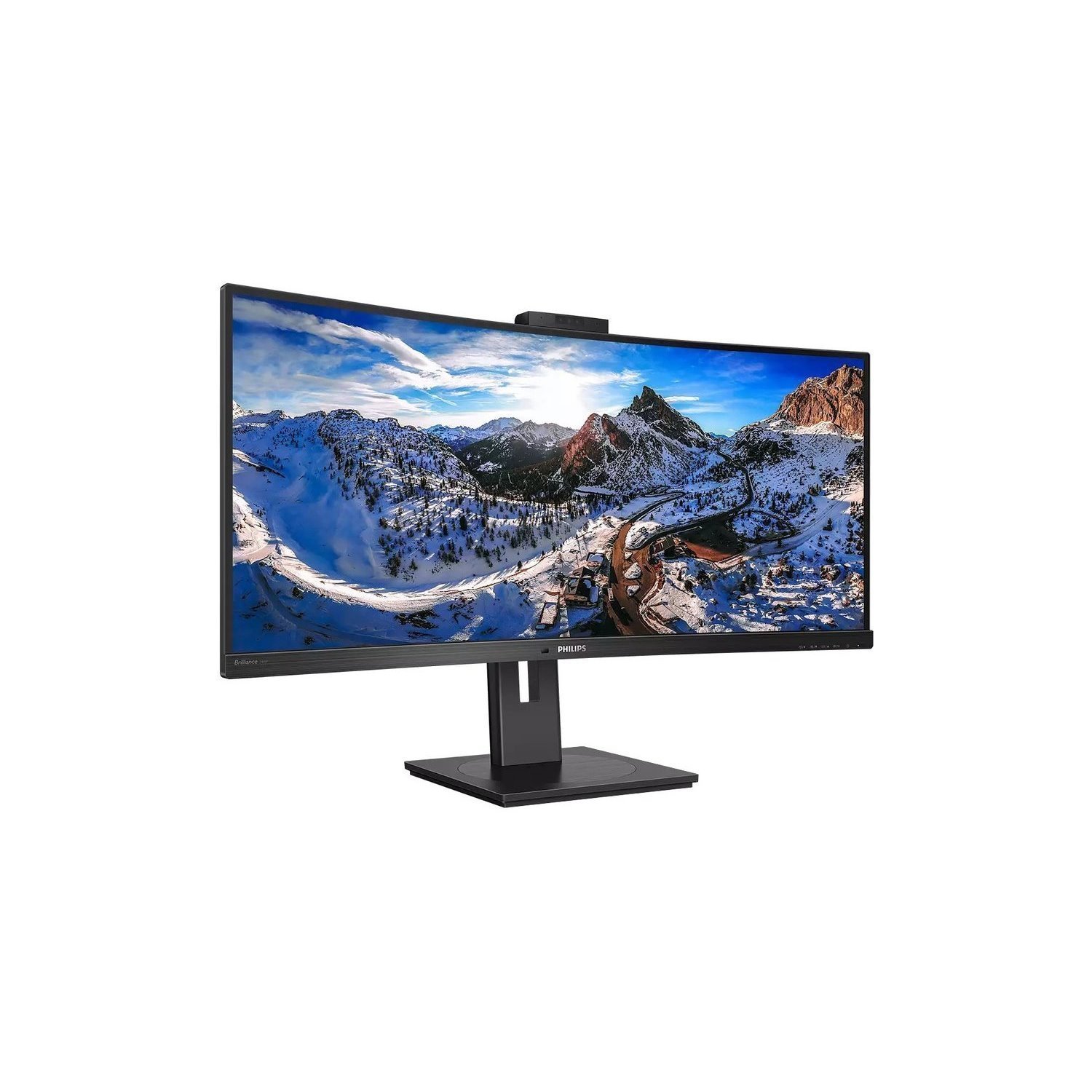 Philips 34" (21:9) Curve WQHD Led, Hdmi, Usb(4), Usb-C, Lan, Webcam, H/Adj, Vesa, SPKR, 4Y