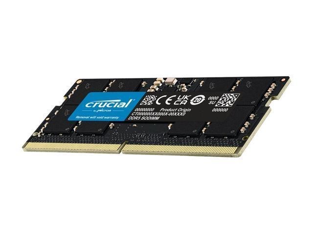 Micron Crucial 16GB DDR5 Notebook Memory, PC5-44800, 5600MHz, Unranked, Life WTY