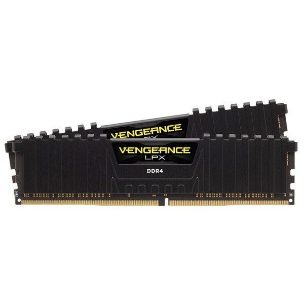 Corsair Vengeance LPX DDR4, 2400MHz 32GB 2x32GB Dimm, Unbuffered, 16-16-16-39, XMP 2.0, Black Heatspreader, Black PCB, 1.2V