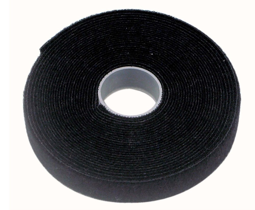 Cabac 19MMX25M Roll Black Reusable Pro Cable Tie LS