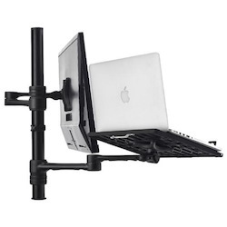 Atdec Desk Mount for Notebook, Monitor - Black