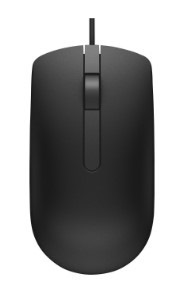 Dell USB Optical Mouse MS116 - Black; Retail Packaging