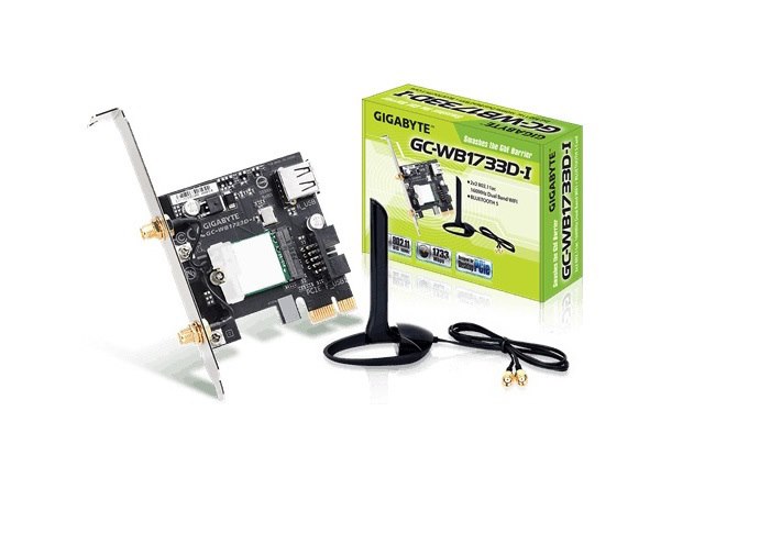 Gigabyte Gc-Wb1733d-I Pcie Expansion Card Wifi + Bluetooth 5