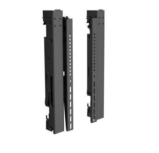 Brateck LVW06 Video Wall Mount Arm In Pair, Lload Capacity Of 70KG/154LBS And Allows Vesa 200X200, 400X200, 300X300, 400X400, Max. 1000X400. Black