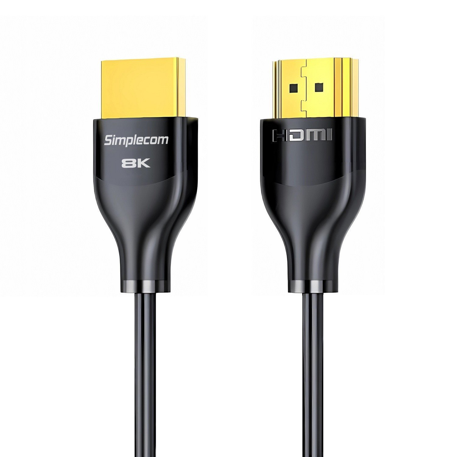 Simplecom Cah510 Ultra High Speed Hdmi 2.1 Cable 48Gbps 8K@60Hz Slim Flexible 1M