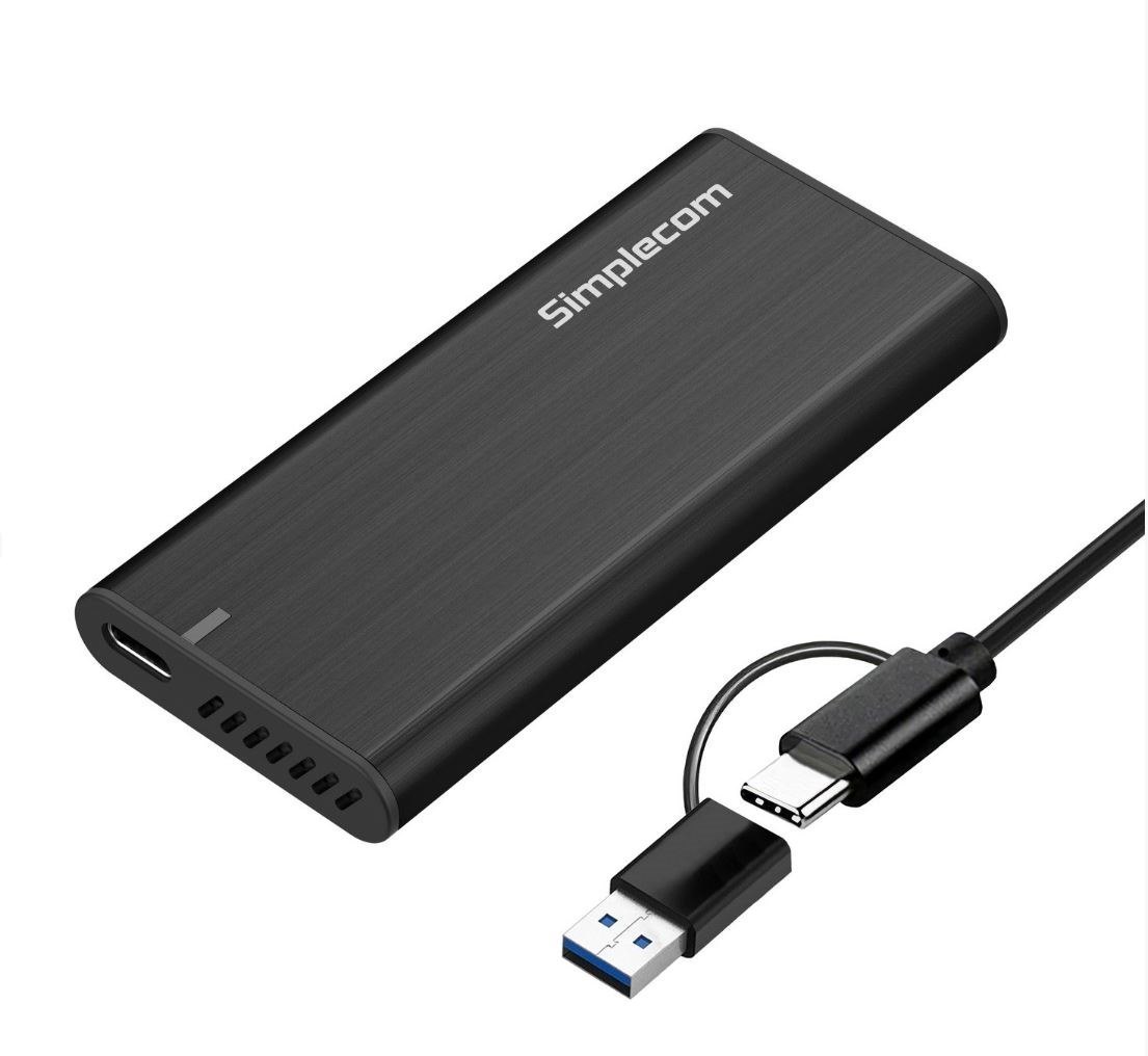 Simplecom Se502c Sata M.2 SSD To Usb-C Enclosure Usb 3.2 Gen1 5Gbps