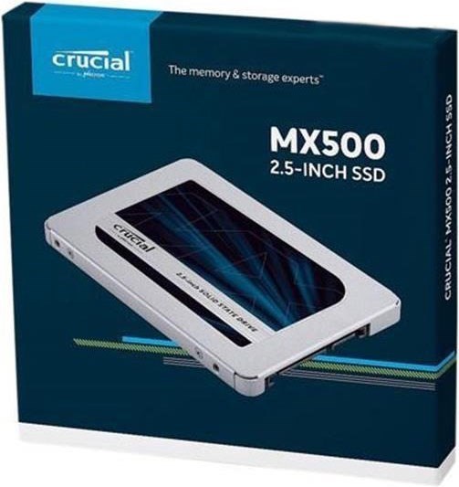 Micron Crucial MX500 250GB 2.5' Sata SSD - 560/510 MB/s 90/95K Iops 100TBW Aes 256Bit Encryption Acronis True Image Cloning 5YR WTY