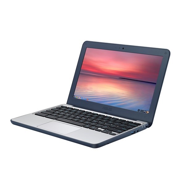 Asus C202 11.6' Chromebook Quad-Core RK3288C, 4GB DDR3, 16GB SSD, HD Graphics, Chrome Os, Blue