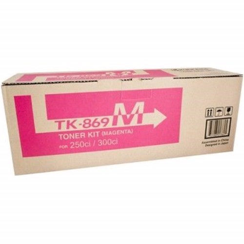 Kyocera TK-869M Original Laser Toner Cartridge - Magenta - 1 Pack