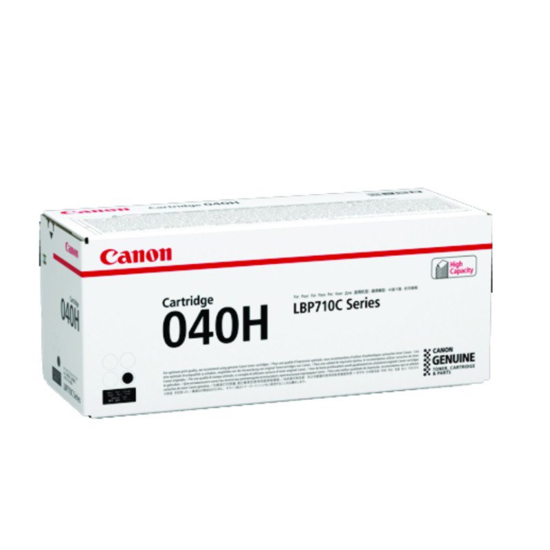 Canon 040II Original High Yield Laser Toner Cartridge - Black Pack