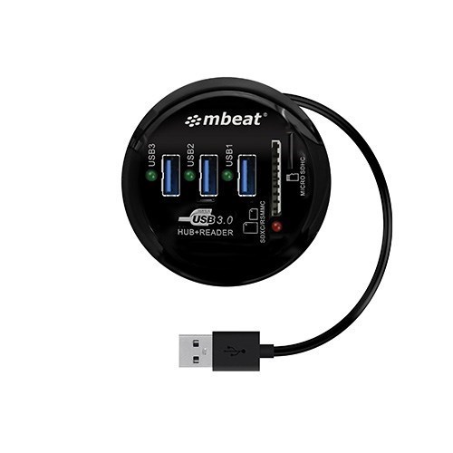 Mbeat® Portable Usb 3.0 Hub And Card Reader