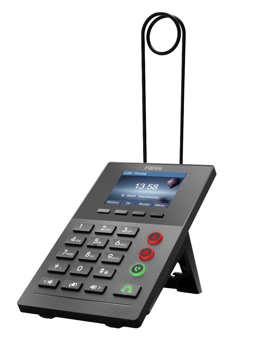 Fanvil X2P - 2 Line Call Center Ip Phone, 2.8" 320 X 240 Color LCD, Dual 100Mbps Eth Port