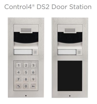 DS2 Door station Intercom, Flush Mount W/ Keypad (brushed nickel) HD video 7 Audio, Bundle (Door station, Face Plate & Keypad module)