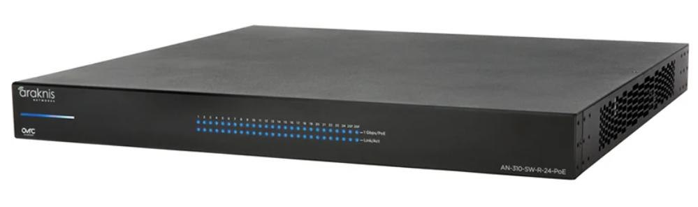Araknis Networks 310 Series L2 Managed gigabit Switch with Full POE+ / 24 ports +2 rear ports