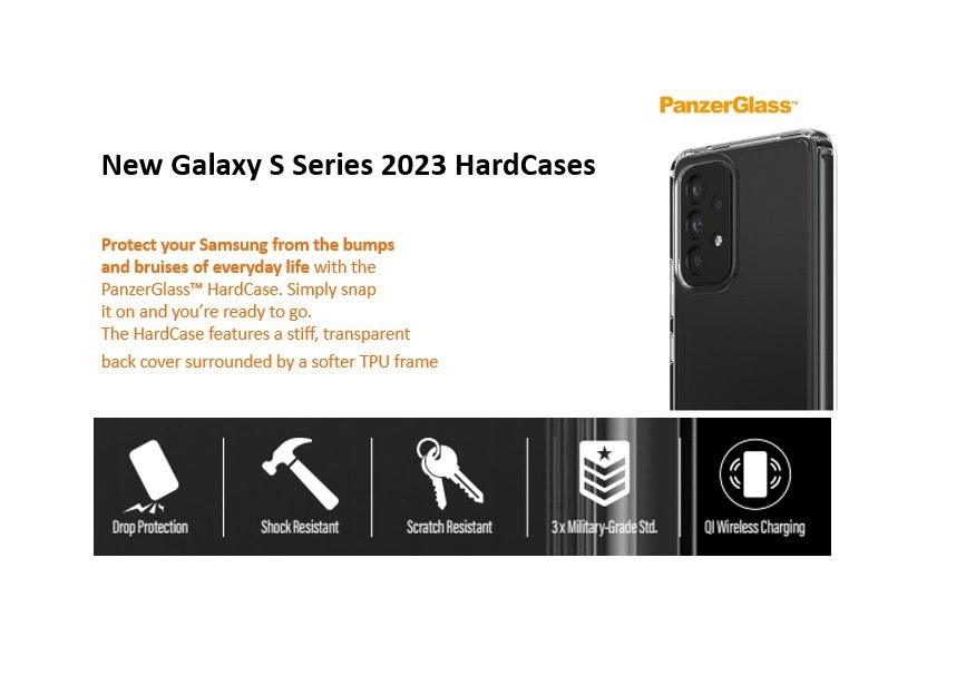 Panzer Glass PanzerGlass Samsung Galaxy S22 5G (6.1') Refresh HardCase - (0433), 3X Military-Grade Standard, Qi Wireless Charging, Scratch Resistant