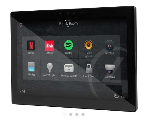 10" T4 Tabletop Touchscreen (C4-T4T10-BK) (one base included)